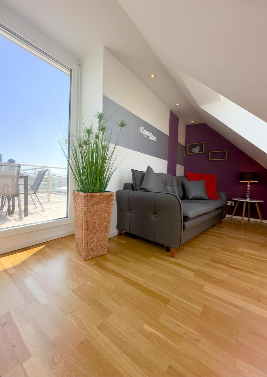 Elegant Duplex Danube Canal Вена Экстерьер фото
